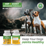 Load image into Gallery viewer, Hip & Joint Advanced Formula - 90 Mobility & Dog Joint Pain Relief Chews - Glucosamine, Chondroitin, MSM, & Turmeric for Superior Joint Health