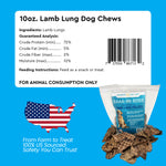 Load image into Gallery viewer, Infinite Pet Life BAAA-RK Bites Lamb Lung Dog Treats | 10oz | Made in USA | Dehydrated Lungs for Dogs

