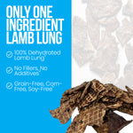 Load image into Gallery viewer, Infinite Pet Life BAAA-RK Bites Lamb Lung Dog Treats | 10oz | Made in USA | Dehydrated Lungs for Dogs
