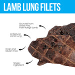 Load image into Gallery viewer, Infinite Pet Life BAAA-RK Bites Lamb Lung Dog Treats | 10oz | Made in USA | Dehydrated Lungs for Dogs
